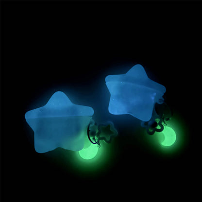 Glow in Dark Star Silicone Earphone Case Luminous Pendant Lanyard Anti-drop Protector 2025 for AirPods Pro3 2 1 Pro 4 3 2 Cover