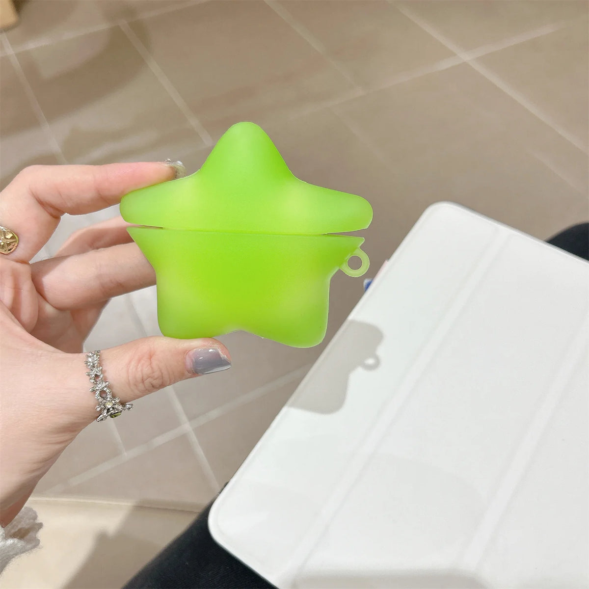 Glow in Dark Star Silicone Earphone Case Luminous Pendant Lanyard Anti-drop Protector 2025 for AirPods Pro3 2 1 Pro 4 3 2 Cover
