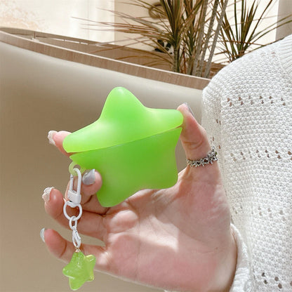 Glow in Dark Star Silicone Earphone Case Luminous Pendant Lanyard Anti-drop Protector 2025 for AirPods Pro3 2 1 Pro 4 3 2 Cover