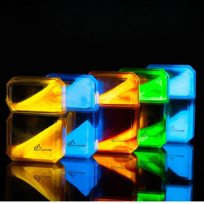 Unusual Quicksand Luminous Kero sene Lighter Inflatable Lighter Windproof Cigarette Lighter Smoking Accessories Men Gift Cool