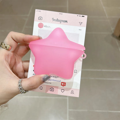 Glow in Dark Star Silicone Earphone Case Luminous Pendant Lanyard Anti-drop Protector 2025 for AirPods Pro3 2 1 Pro 4 3 2 Cover