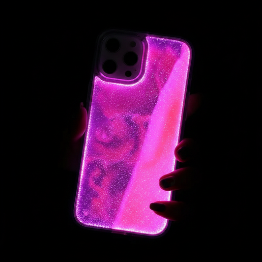 Case rose - glow in dark